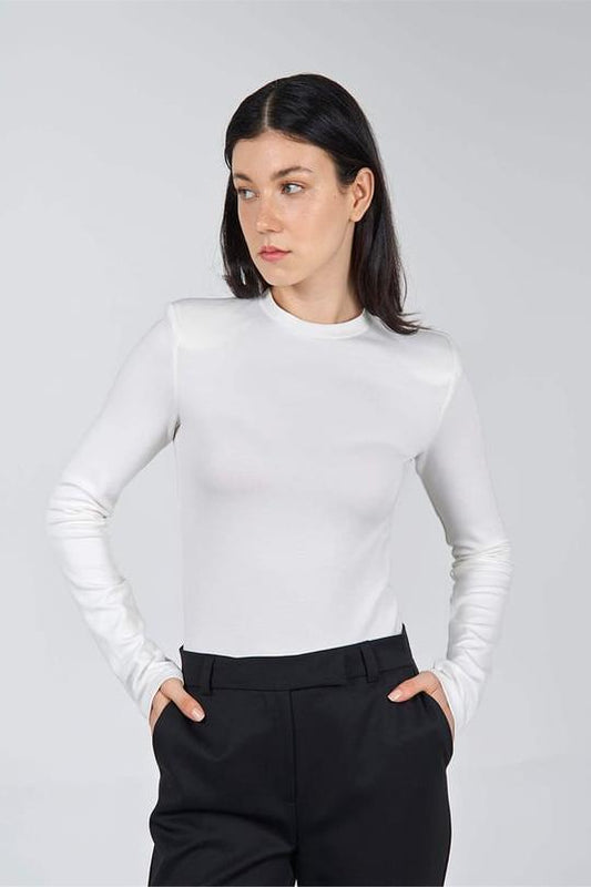 LONG SLEEVE BODY WITH SHOULDER PADDING