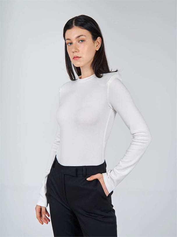 LONG SLEEVE BODY WITH SHOULDER PADDING