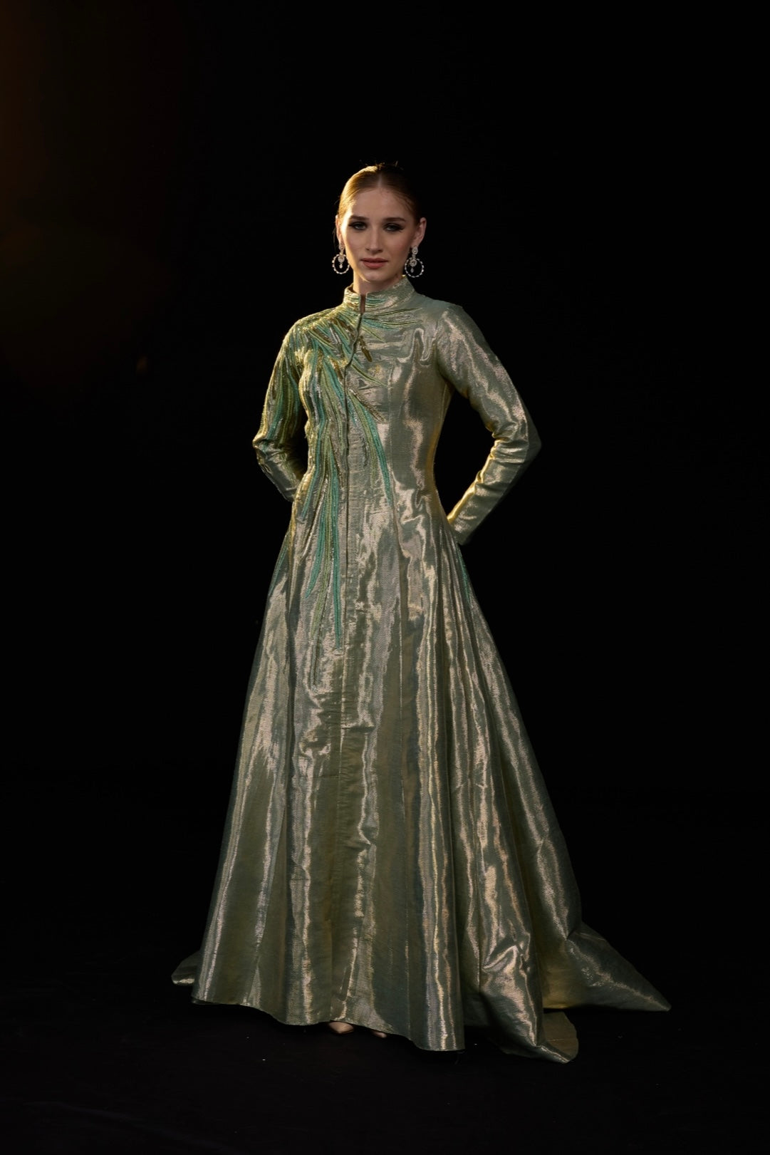 Radiant Silk Gown