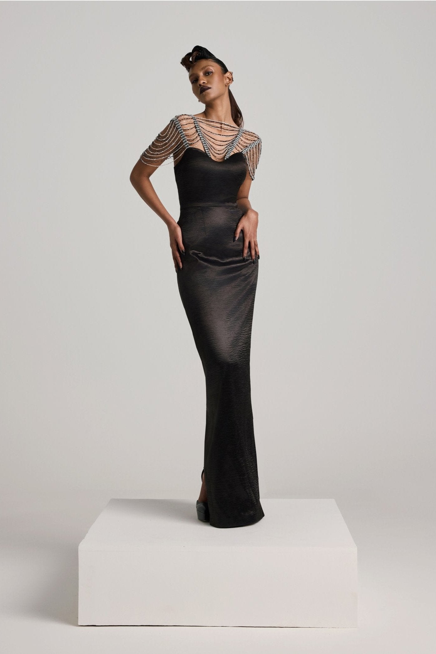 The Sparkle Floats Pencil Dress