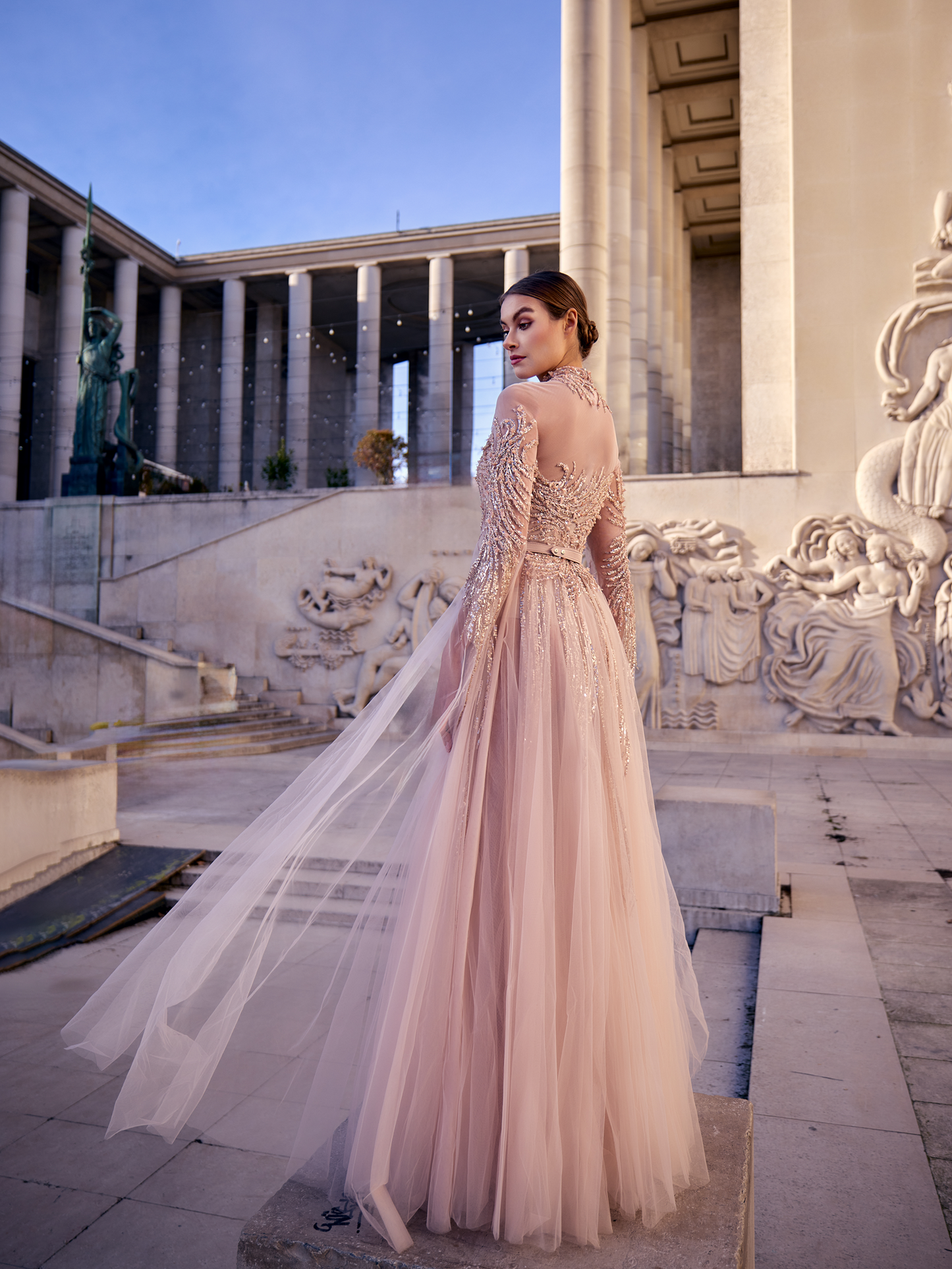 A Dreamy Blush Gown