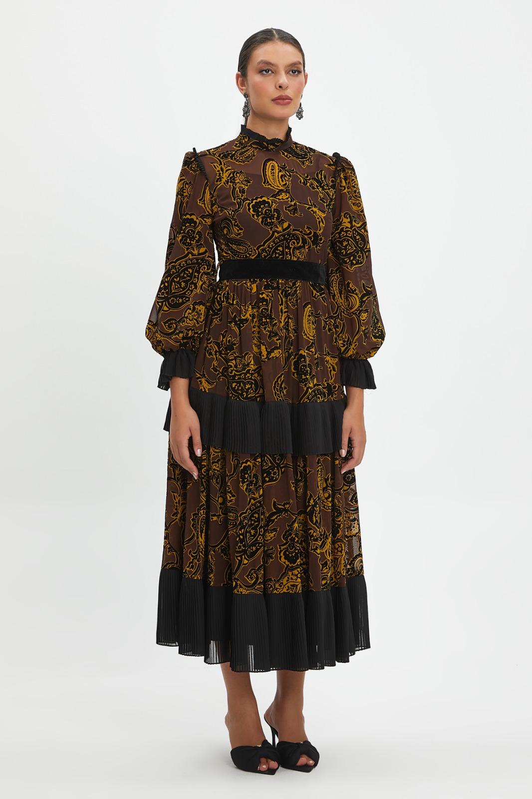 Opulent Paisley Dress