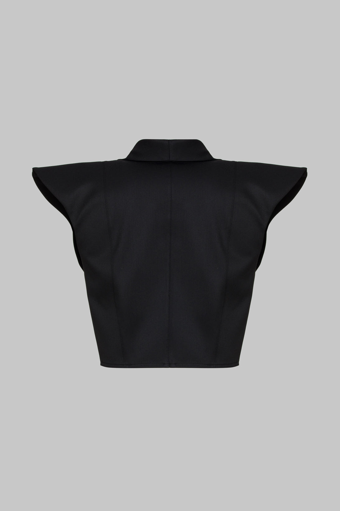 Black Long Collar Shirt