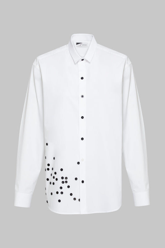 Button Deformation Shirt