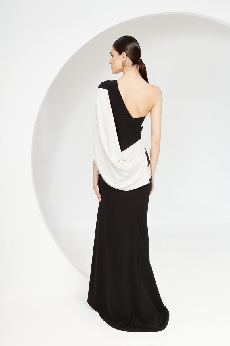 Monochrome Mastery Gown