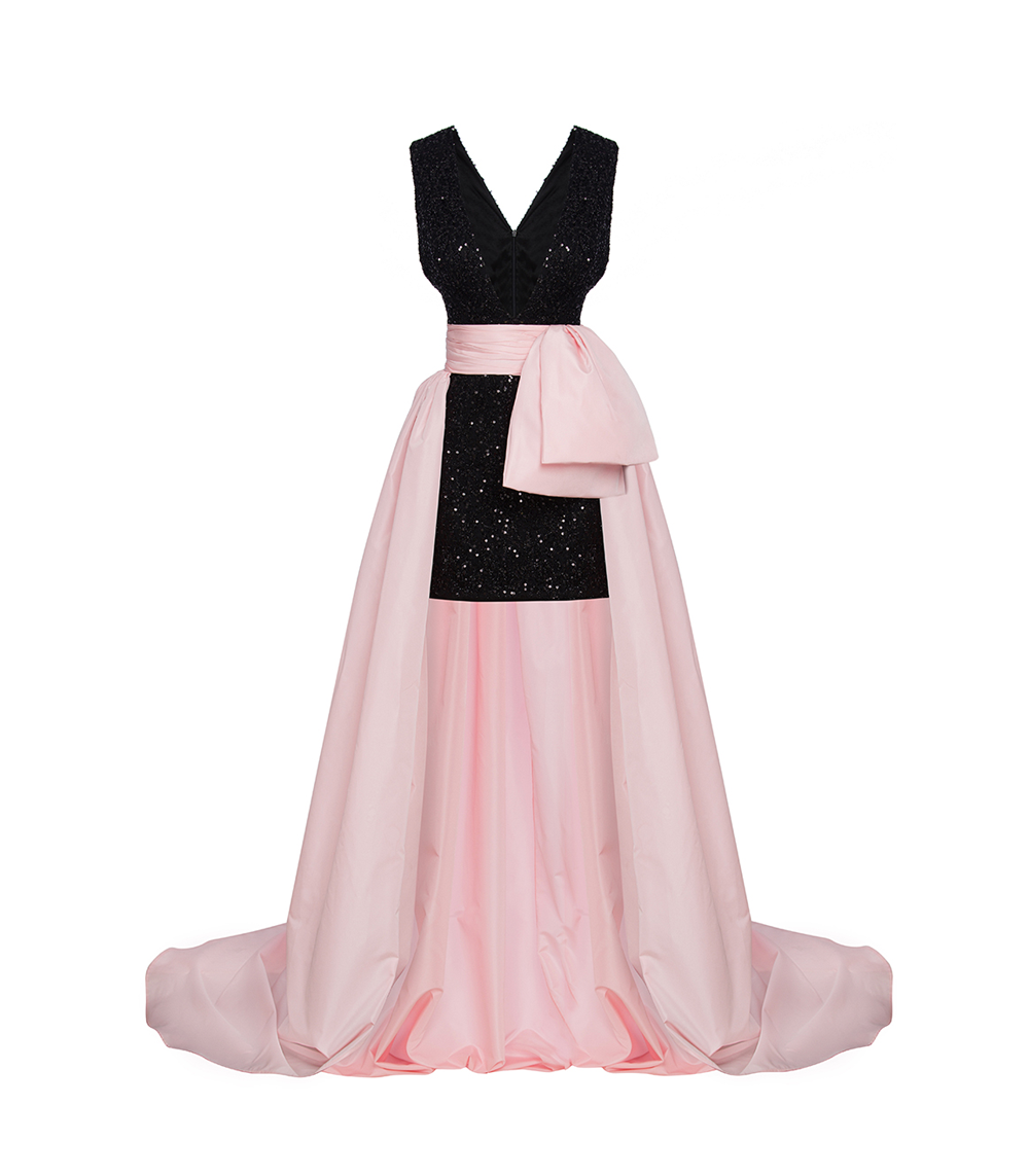 Pink Trail Gown