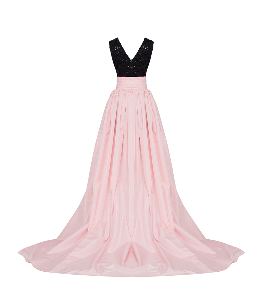 Pink Trail Gown