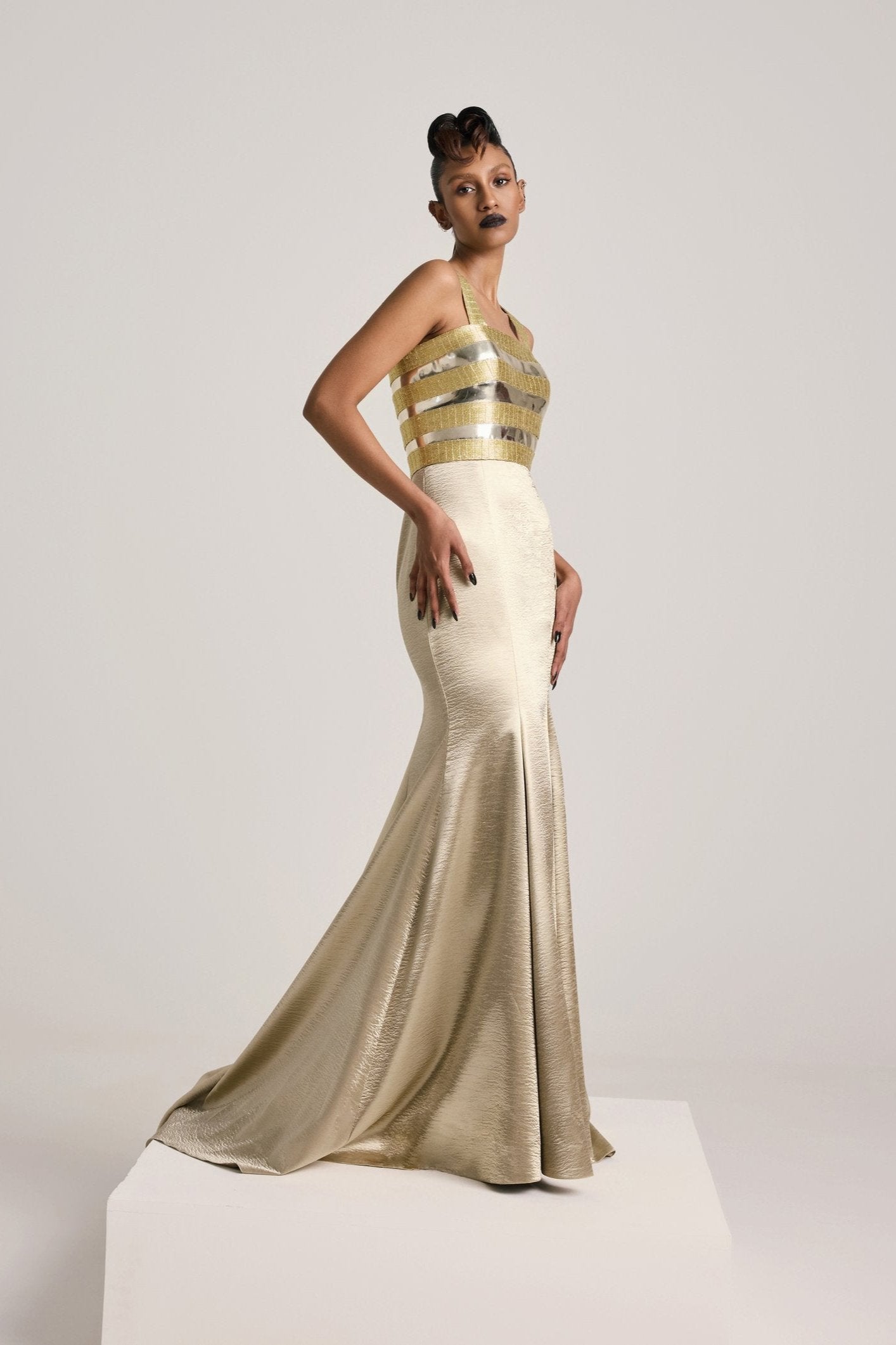 The Mirror-Zari Fishtail Dress