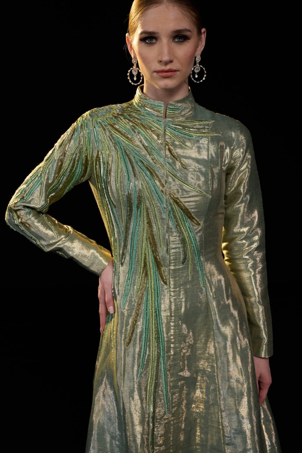 Radiant Silk Gown