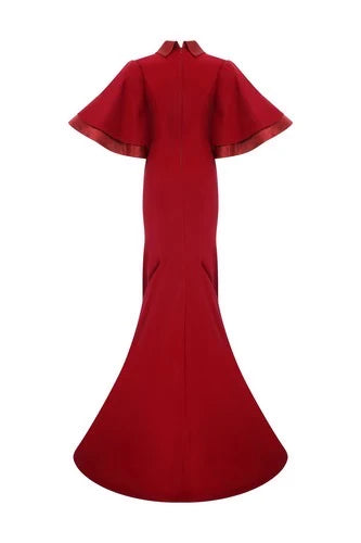 Keyhole Neck cut Gown