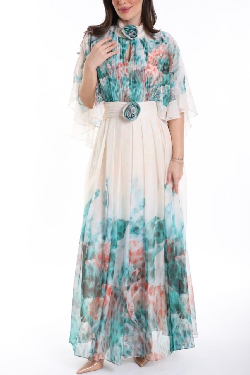 Dreamy Watercolor Maxi Dress