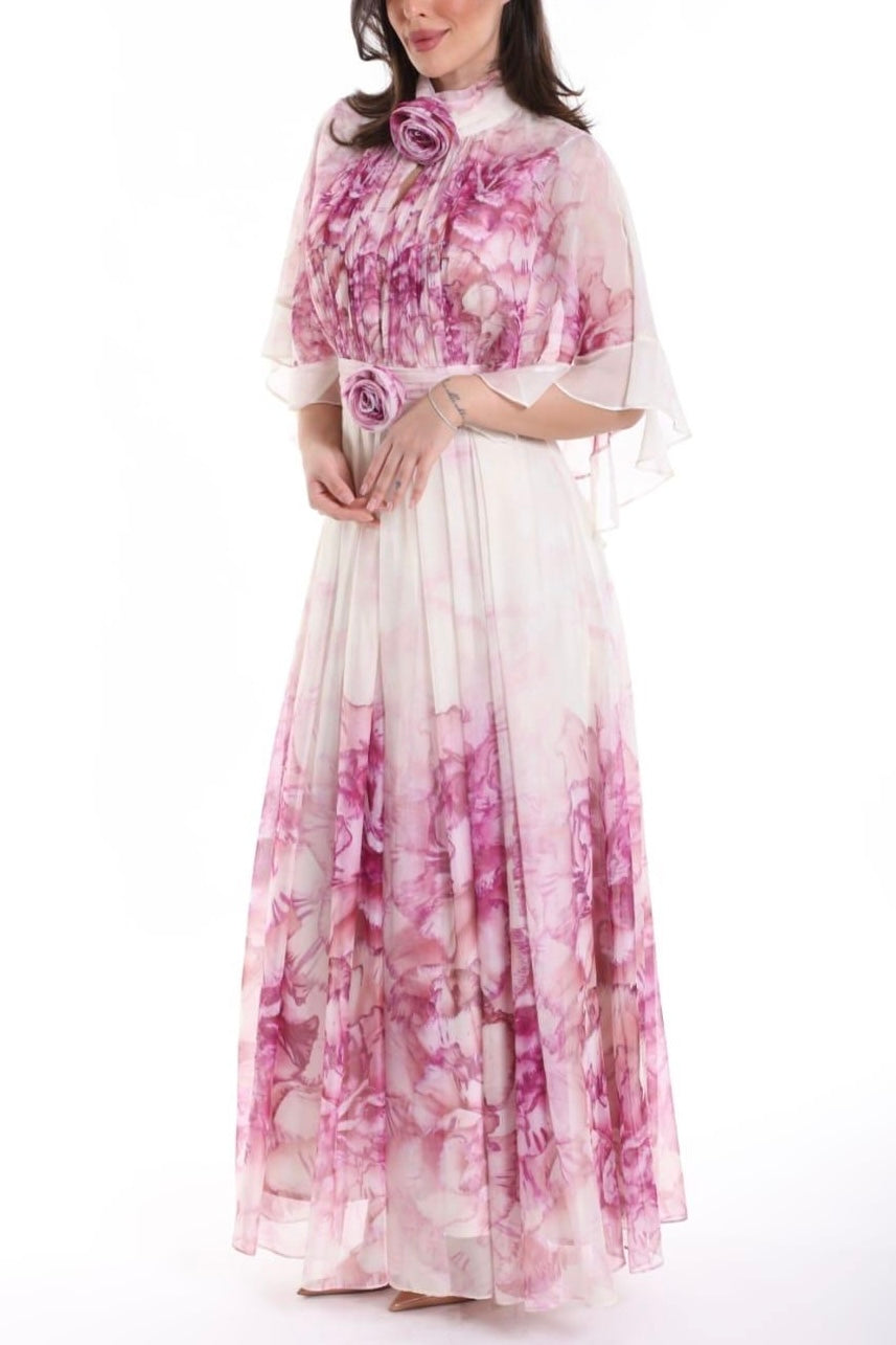 Dreamy Watercolor Maxi Dress