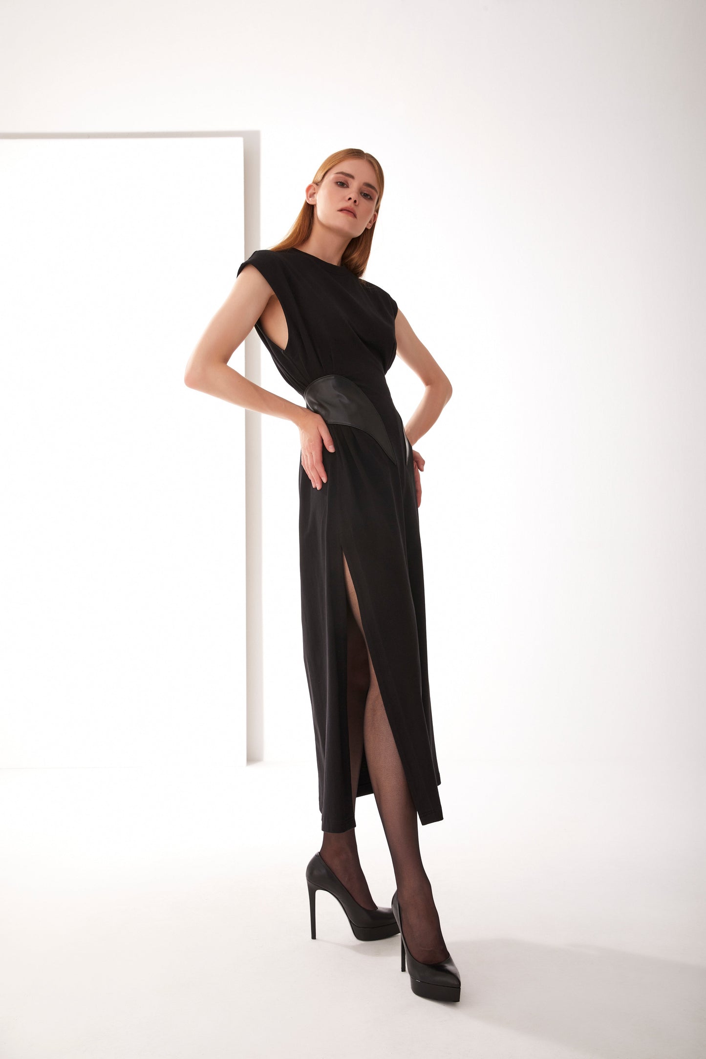 T-Dress İn Black