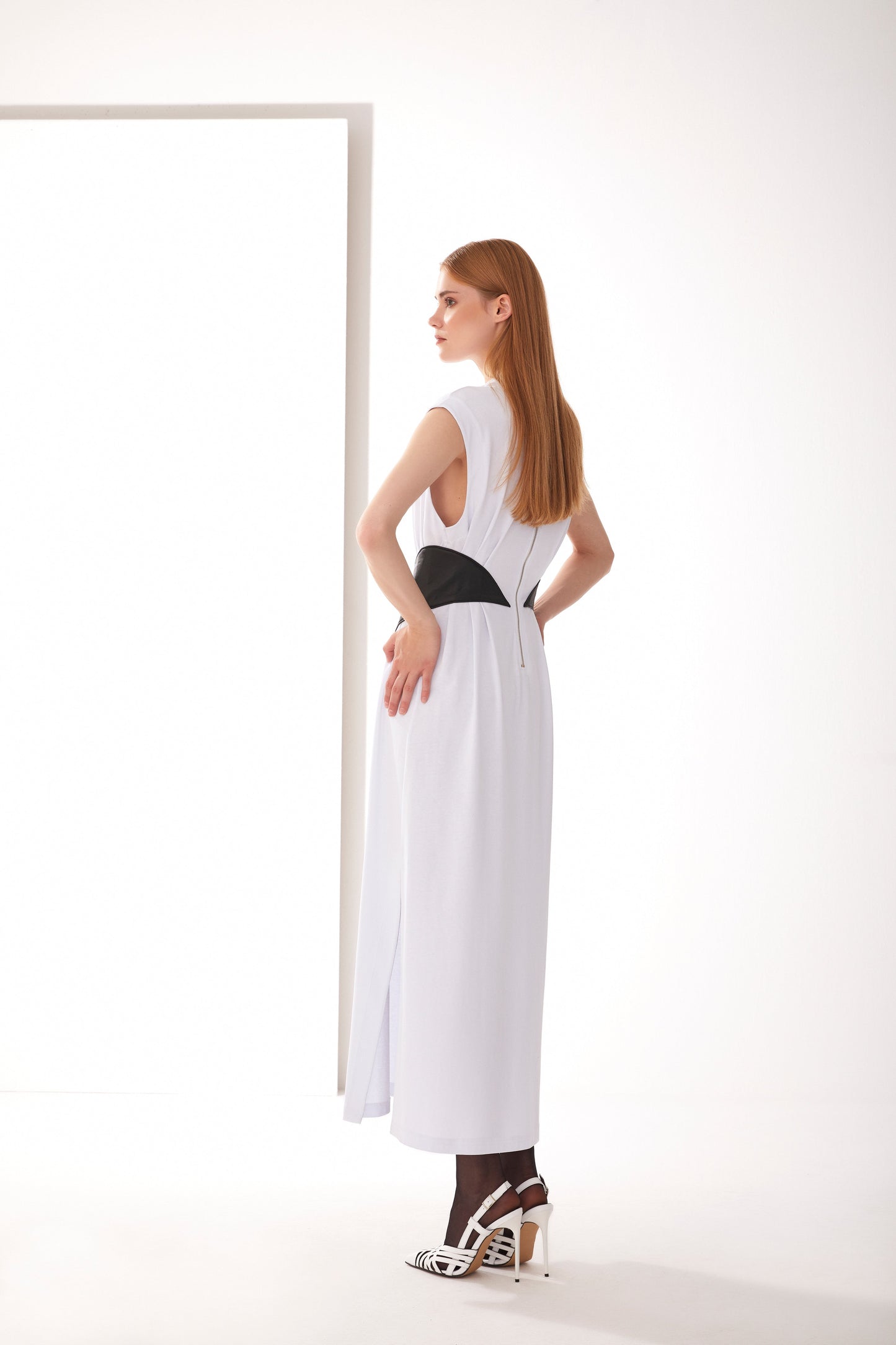 T-Dress İn White