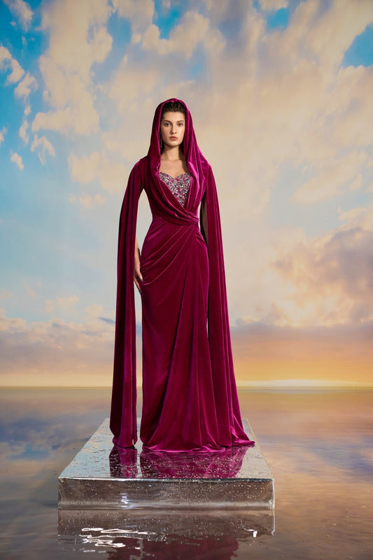 Regal Serenity Gown