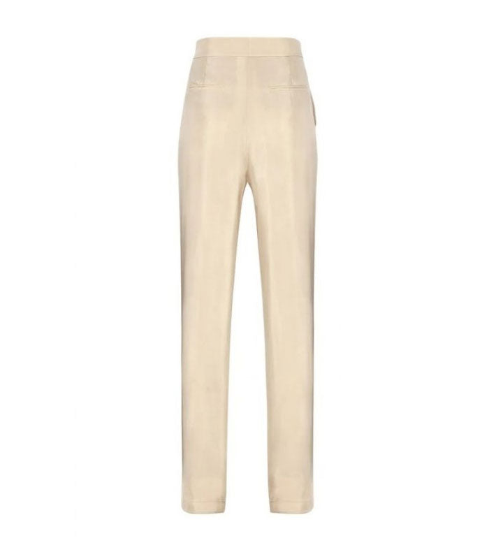 Nude Straight Pants