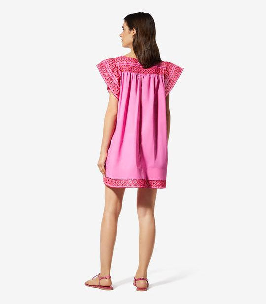 Butterfly sleeves minidress