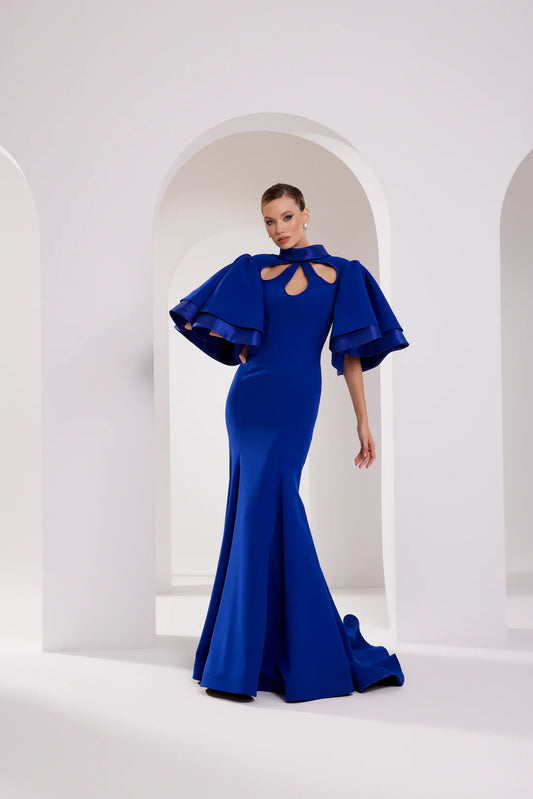 Keyhole Neck cut Gown