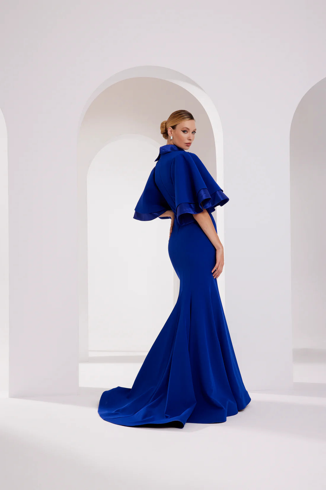 Keyhole Neck cut Gown