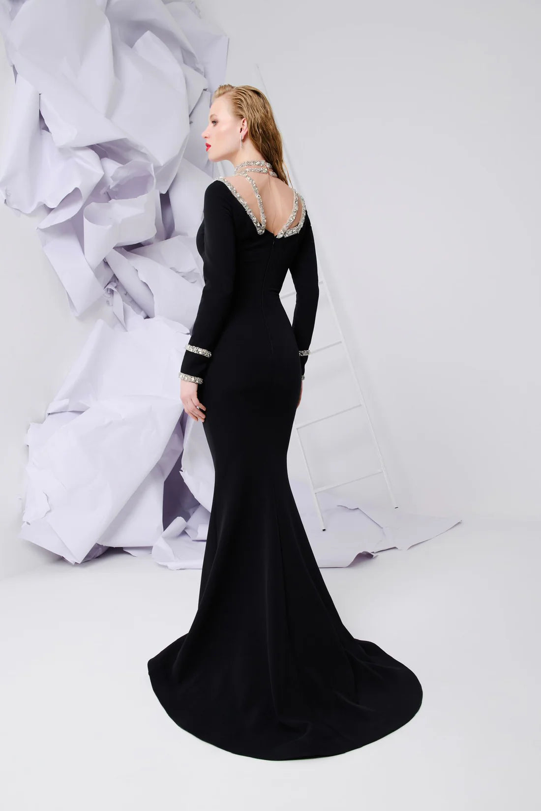 Glamorous Embellished Evening Gown