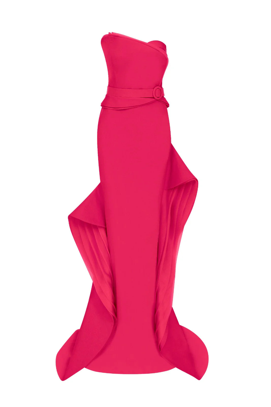 Strapless Sculpted Gown