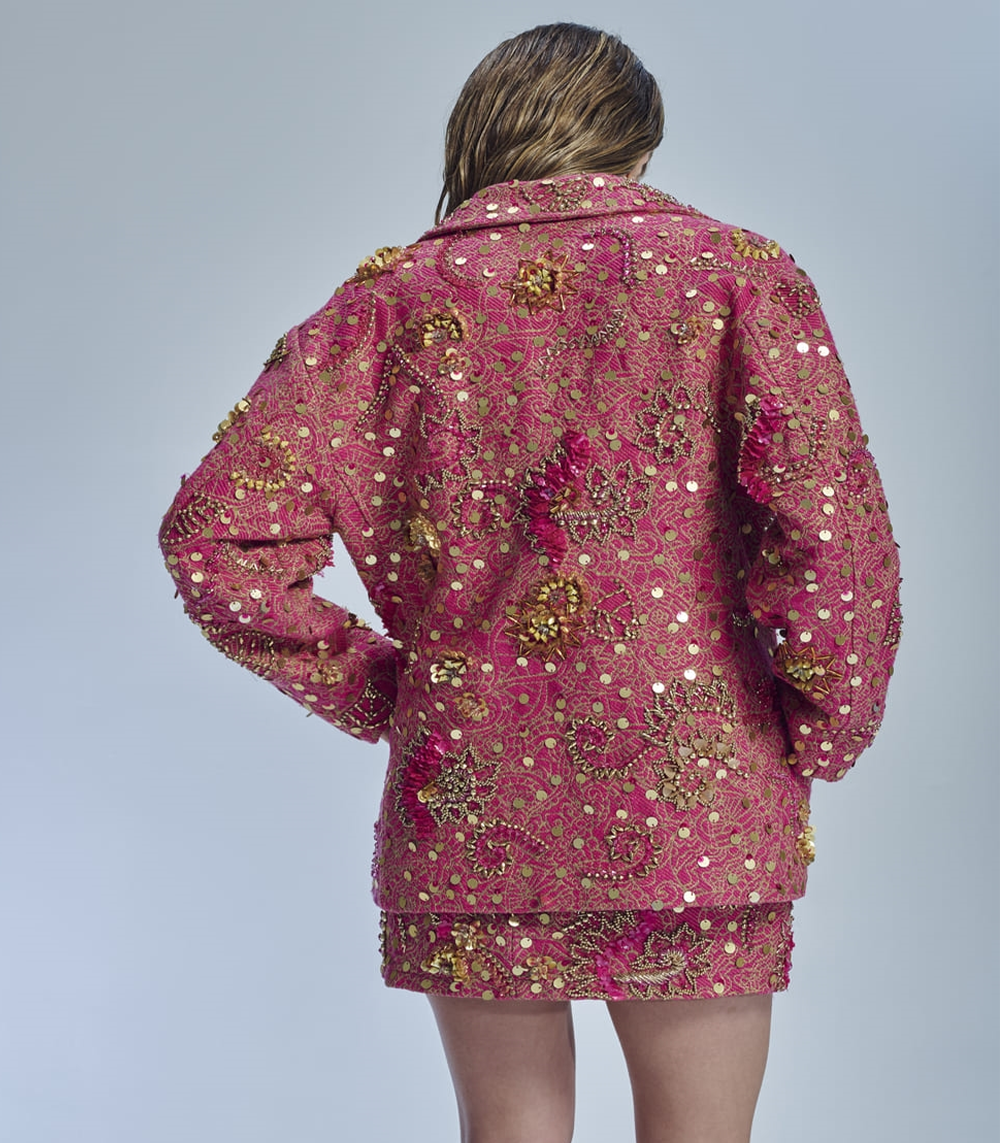 EMBROIDERED OVERSIZE JACKET