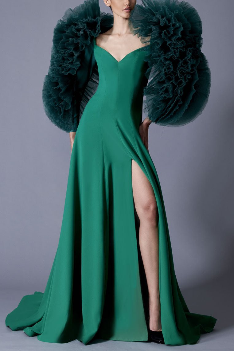 Emerald Flowing Dress