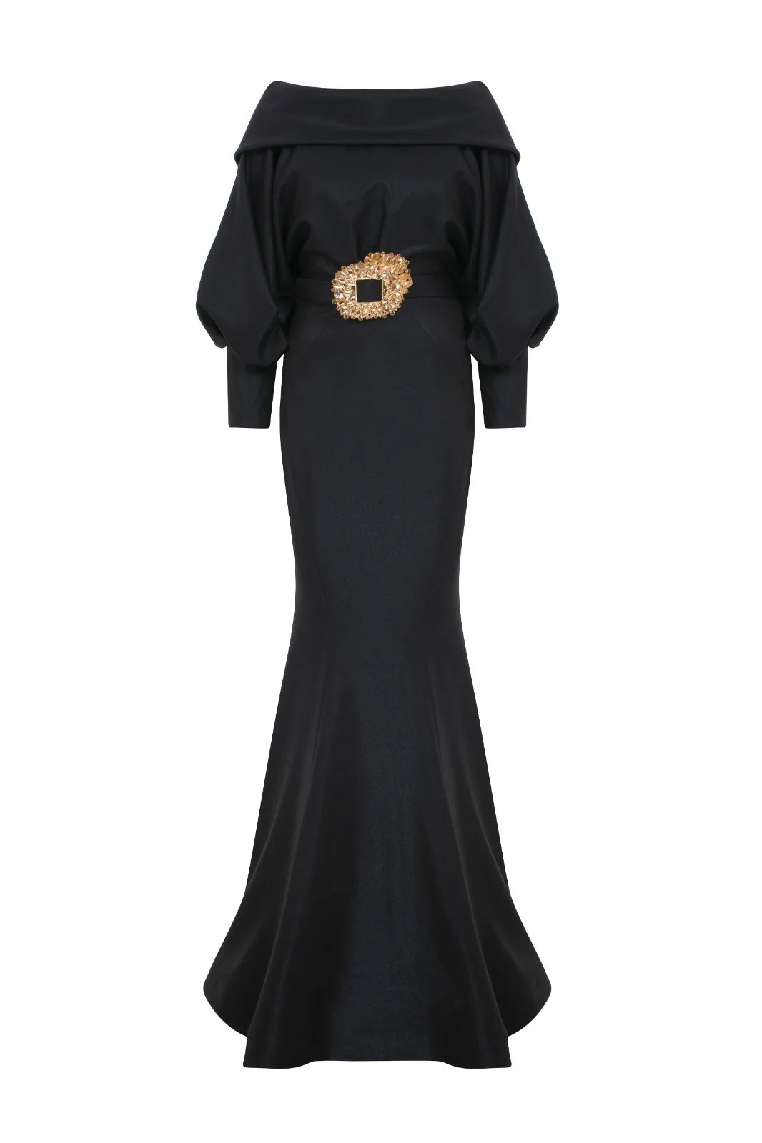 Long Sleeve Trumpet Gown