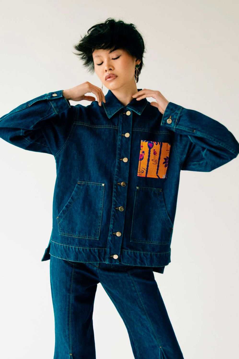 Artistic Denim Jacket