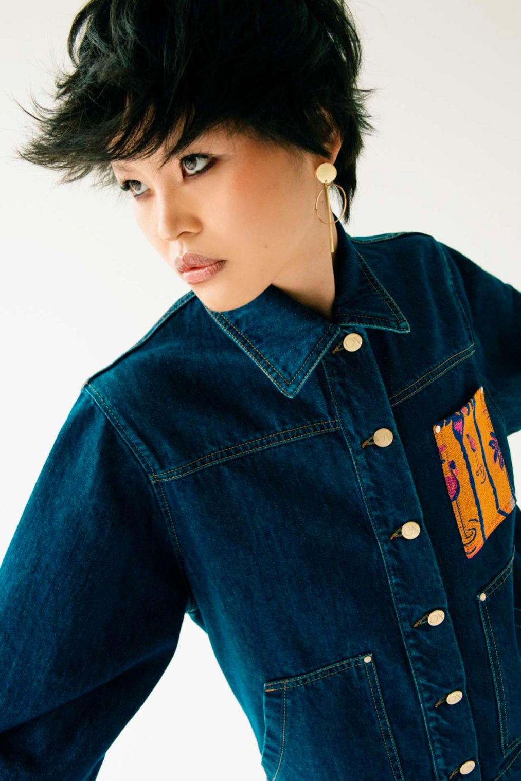 Artistic Denim Jacket