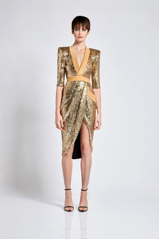 Eye of Horus Sequin Dress