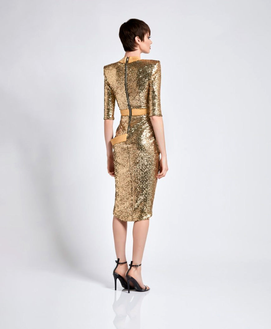 Eye of Horus Sequin Dress