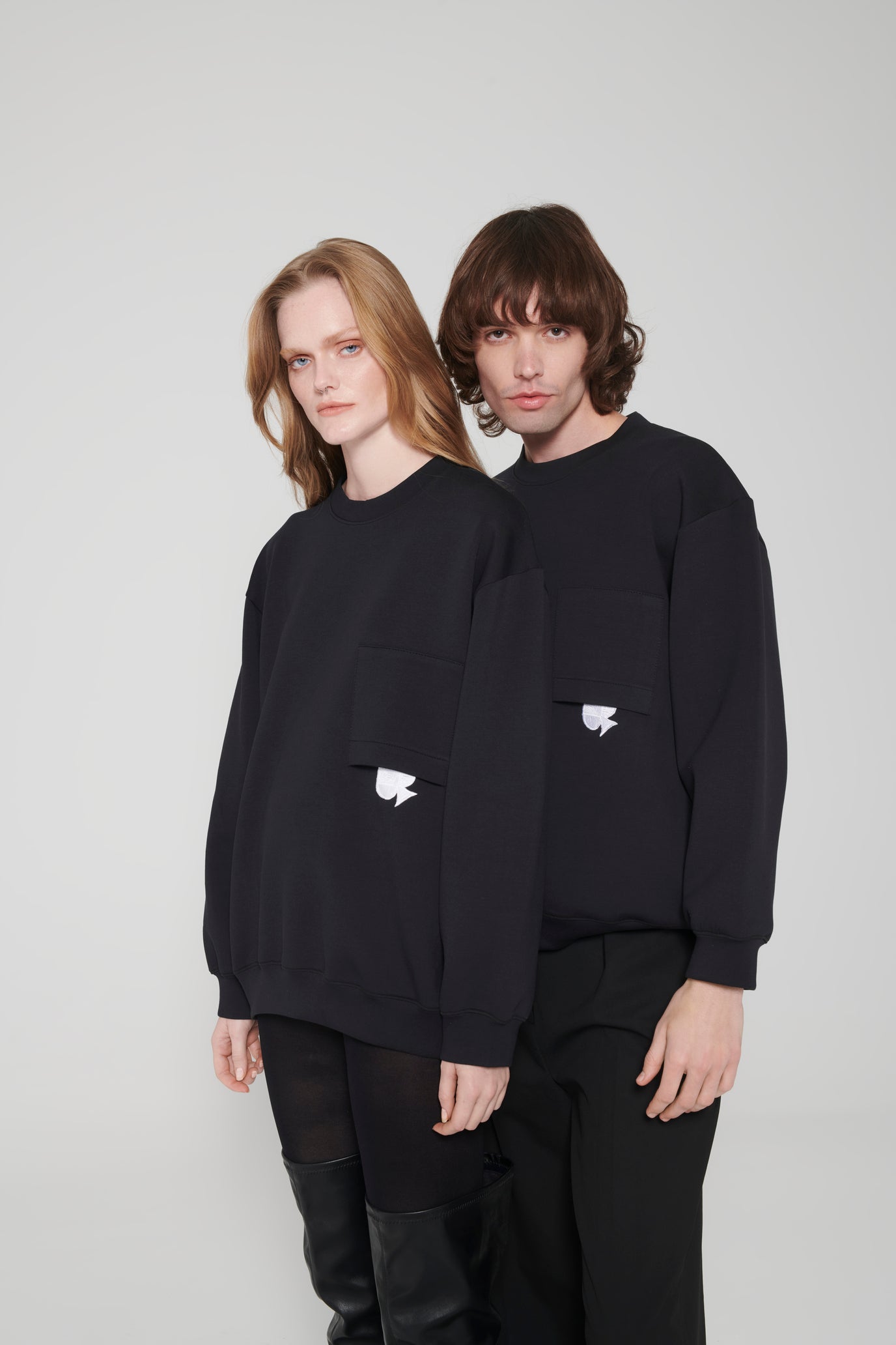 Black Fallen Spade Sweatshirt