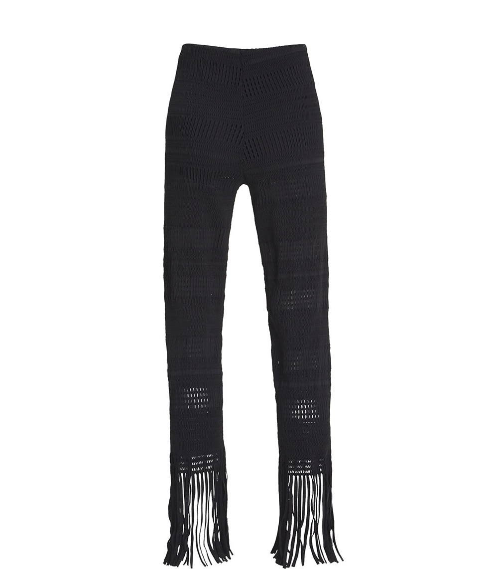 Knitted Pants With Fringe