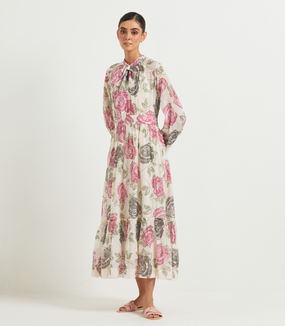 Toile Rosa Blanc Dress