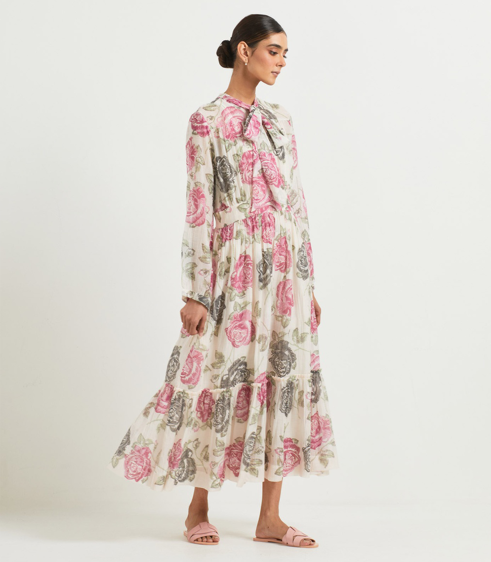 Toile Rosa Blanc Dress