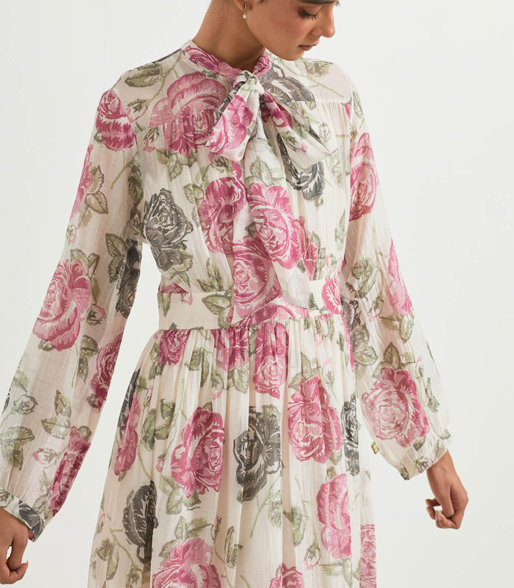 Toile Rosa Blanc Dress